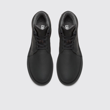 Overhead view of Rolling Black Casual Shoes for Men