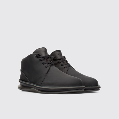 Front view of Rolling Black Casual Shoes for Men