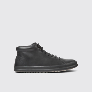 Side view of Chasis Black ankle boot for men