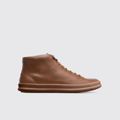 Side view of Chasis Brown Sneakers for Men