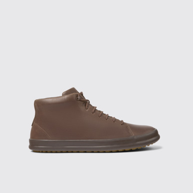 Side view of Chasis Casual brown ankle boot for men