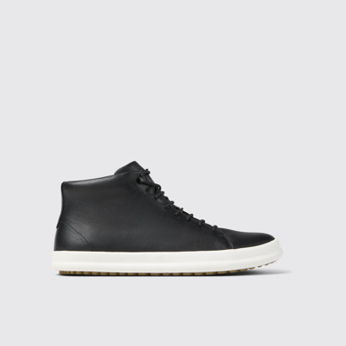 Side view of Chasis Black ankle boot for men