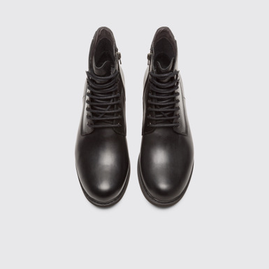 Overhead view of Neuman Black Formal Shoes for Men
