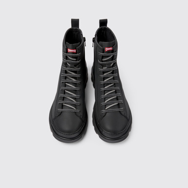 Overhead view of Brutus MIRUM® Black boot for men with MIRUM® uppers