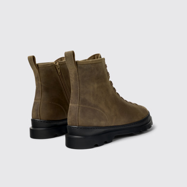 Back view of Brutus Medium lace boot for men