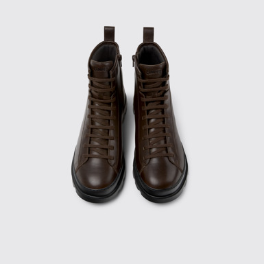 Overhead view of Brutus Medium lace boot for men