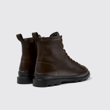 Back view of Brutus Medium lace boot for men