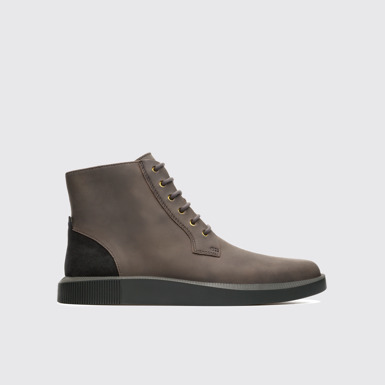 Side view of Bill Grey Formal Shoes for Men