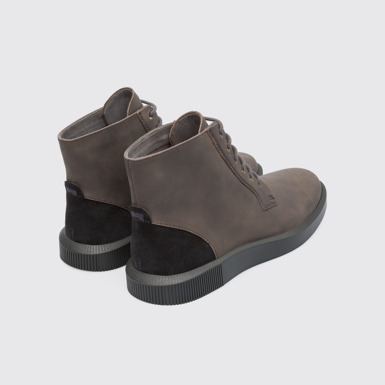 Back view of Bill Grey Formal Shoes for Men