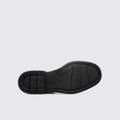 The sole of Pix Black Ankle Boots for Men