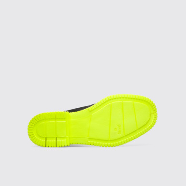 The sole of Pix Black Ankle Boots for Men