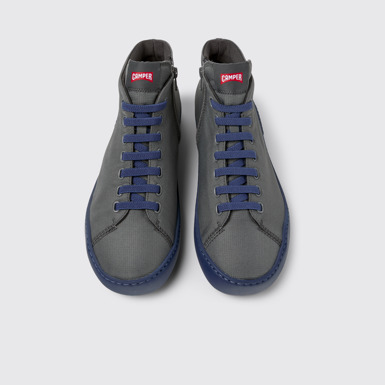 Peu Touring Sneaker alta de tejido gris para hombre.