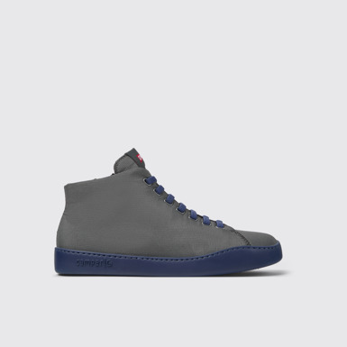 Peu Touring Sneaker alta de tejido gris para hombre.