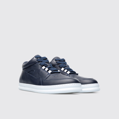 Front view of Runner Blue Sneakers for Men