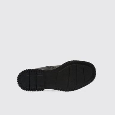 The sole of Pix Black Ankle Boots for Men