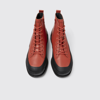 Pix Botas de agujetas cafés y negras para hombre