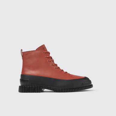 Pix Botas de agujetas cafés y negras para hombre