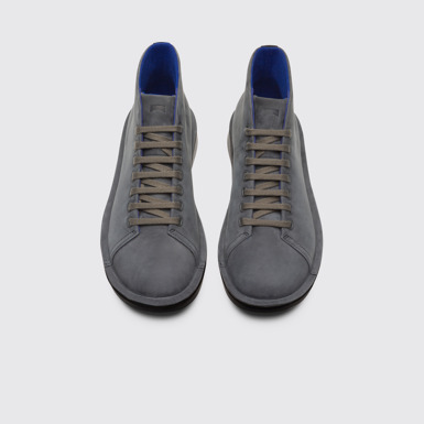 Overhead view of Formiga Grey Ankle Boots for Men