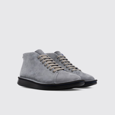 Front view of Formiga Grey Ankle Boots for Men