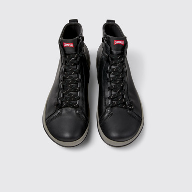 Peu Pista GM - GORE-TEX Schwarzer Herrenhalbstiefel aus Leder.