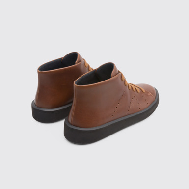 Back view of Courb Brown Sneakers for Men