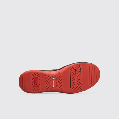 The sole of Rolling Black ankle boot for men