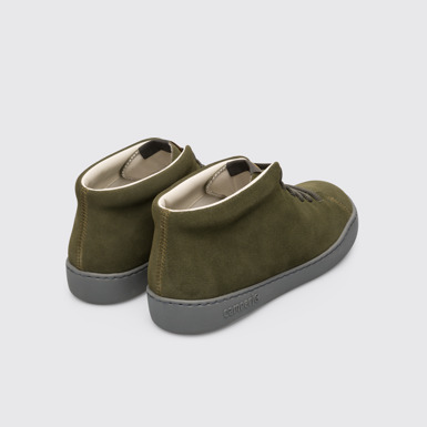 Back view of Peu Touring Green ankle boot for men