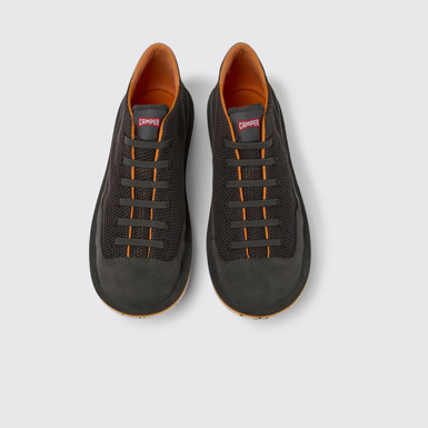 Overhead view of Beetle Grey sneakers for men