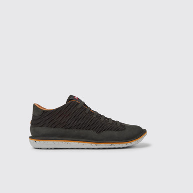 Side view of Beetle Grey sneakers for men