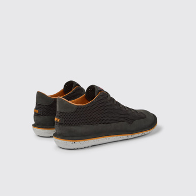 Back view of Beetle Grey sneakers for men