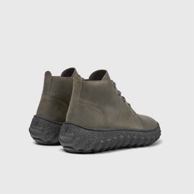 Ground Botines verde oscuro de nobuk para hombre