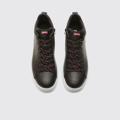 Overhead view of Runner Black boot for men