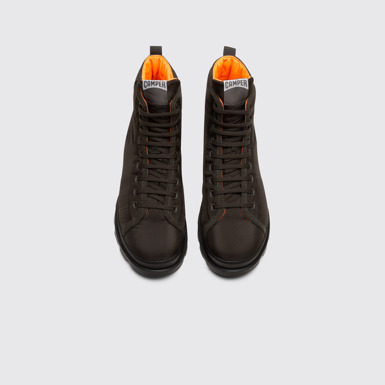 Brutus Bota de cordones gris para hombre