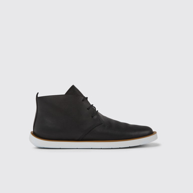 Wagon Zapatos de piel negros para hombre