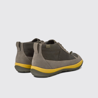 Back view of Peu Pista Green ankle boots for men