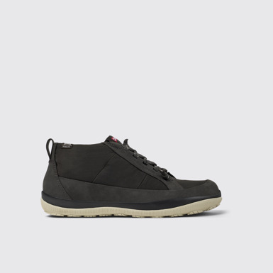Side view of Peu Pista PrimaLoft® Gray ankle boots for men