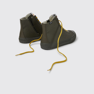 Back view of Camaleon Green boots for men