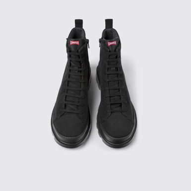 Overhead view of Brutus Black boots for men