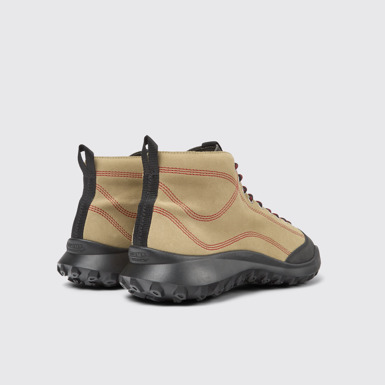 CRCLR Botina d’home de nubuc i teixit de color beix