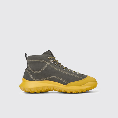 CRCLR Botines grises y amarillos de nobuk para hombre