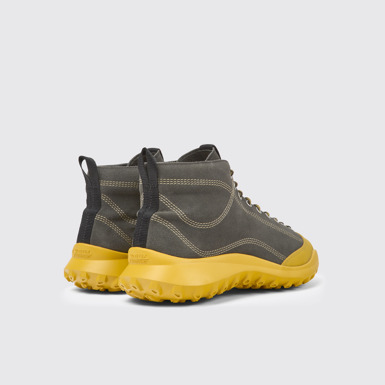 CRCLR Botina d’home de nubuc de color gris i groc