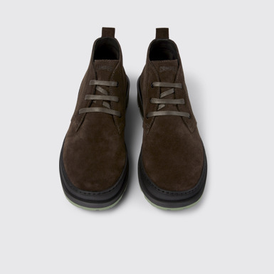 Brutus Trek Zapatos grises de nobuk para hombre