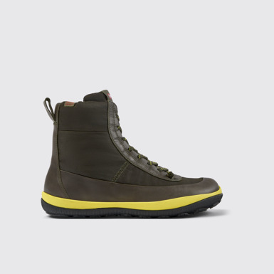 Side view of Peu Pista PrimaLoft® Green boots for men