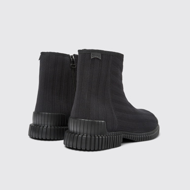 Back view of Pix TENCEL® Black TENCEL™ Lyocell boots for men