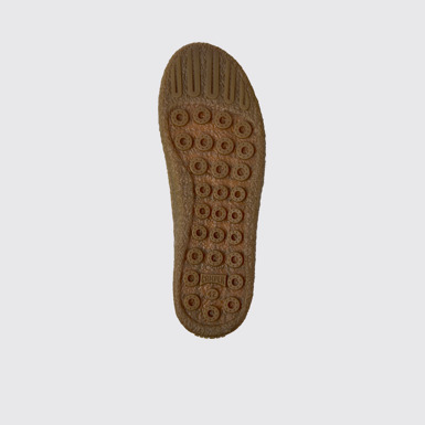 The sole of Peu Terreno Burgundy Suede Ankle Boots for Men.