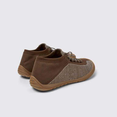 Back view of Peu Path Multicolor Recycled PET Sneaker Boots for Men.