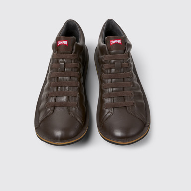 Beetle - HYDROSHIELD Bottines en cuir marron pour homme.