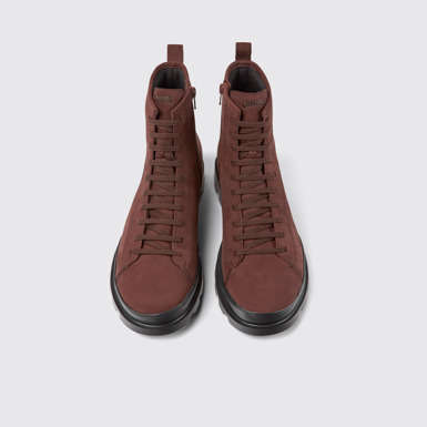 Brutus HYDROSHIELD® Botas medias burdeos con cordones para hombre