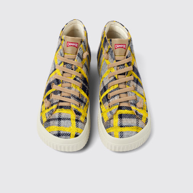 Peu Roda Sneakers amarillos de lana reciclada para hombre