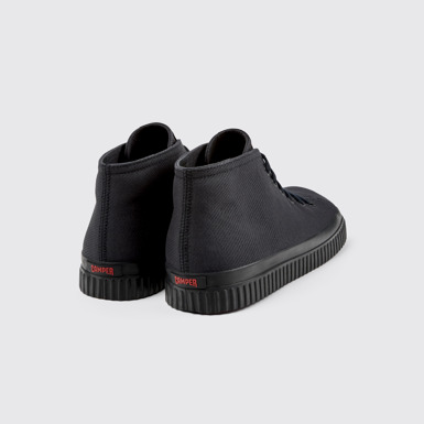 Peu Roda Sneakers de algodón reciclado negro para hombre